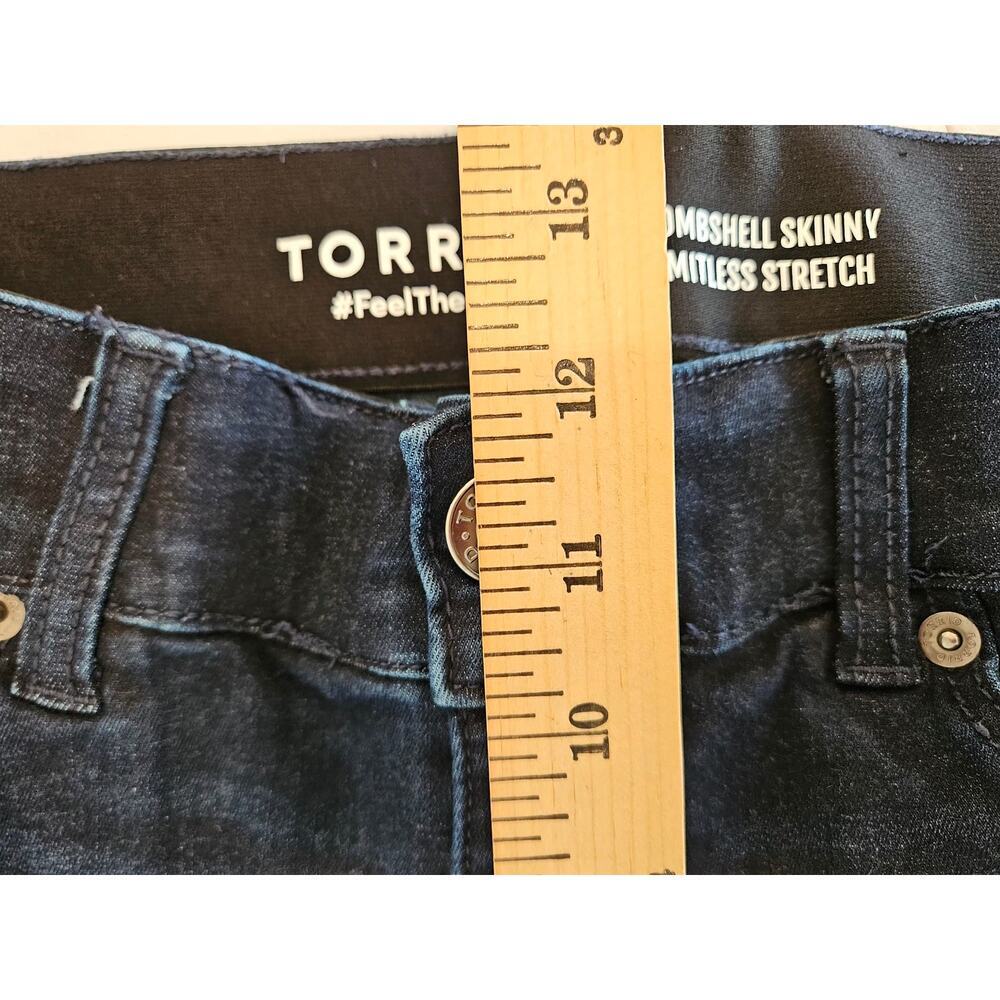 Torrid Bombshell Skinny Jeans 14R Dark Wash Limitless Stretch Plus Size NWOT - Picture 8 of 9
